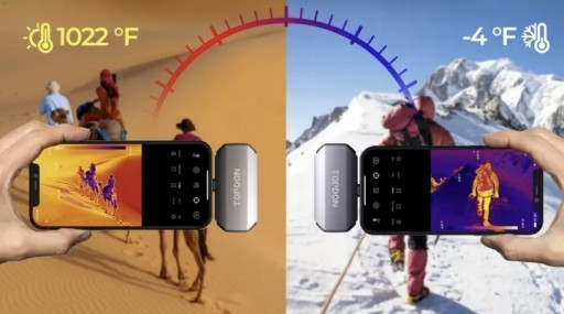 Тепловизионная камера TOPDON TC002, тепловидение Apple iPhone iPad iOS