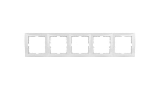 BERKER SQUARE FIVE FRAME one.платформа БЕЛЫЙ