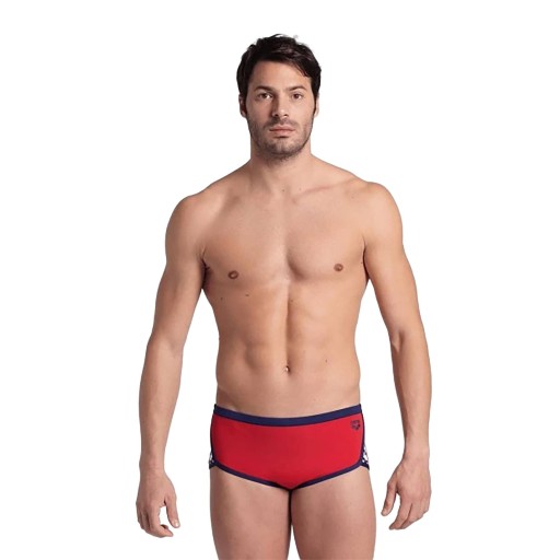 Мужские плавки Arena Icons Swim Low Waist Short Однотонный красный/темно-синий 100