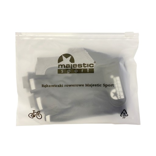 Rękawiczki rowerowe krótkie gel Majestic Sport L