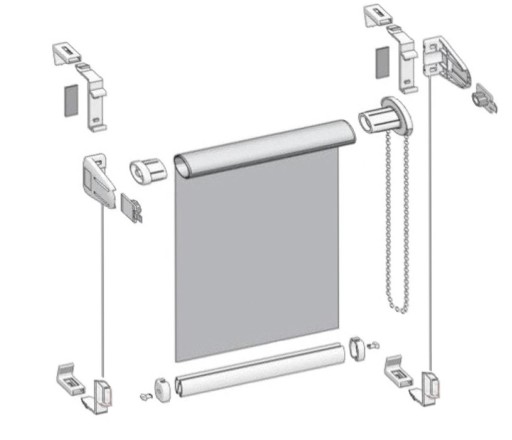 62x200 MINI ROLETA Z ŻYŁKĄ szer 62 cm dł 200 cm