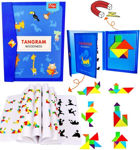 DREWNIANE PUZZLE UKŁADANKA GRA KLOCKI MONTESSORI