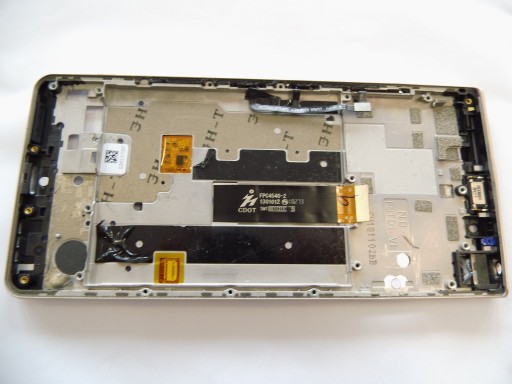 BlackBerry KEY2 BBE100-4 КОРПУС С ЗОЛОТОЙ МАТРИЦОЙ