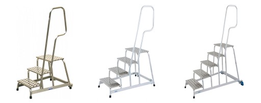 KRAUSE Мобильные монтажные ступеньки 1x3 805089 2,60 м