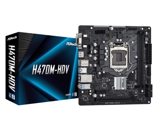 Материнская плата ASRock H470M-HDV Micro ATX