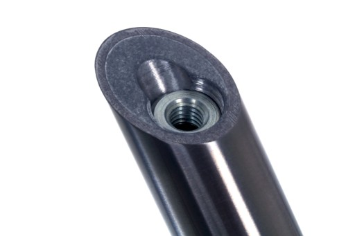 Uchwyt Pochwyt Antaba Do Drzwi Furtki Dwustronny 1200 mm INOX Okrągły 45°