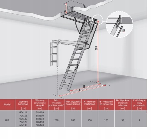ЛЮК НА ЧЕРДАЧНУЮ ЛЕСТНИЦУ 70x120 120x70 THERM