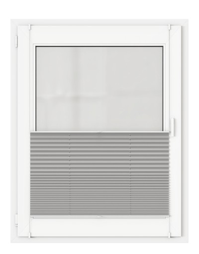 TERMO серебристая PLISA LUX рулонная штора плиссе 102x150см