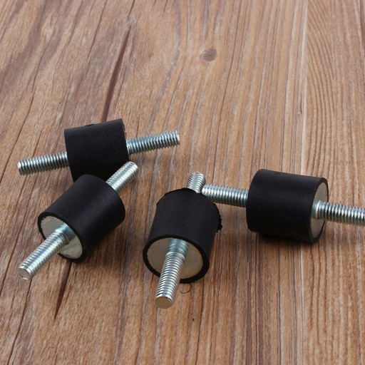 4 szt TŁUMIK DRGAŃ METALOWO-GUMOWY TYP A M6x20MM