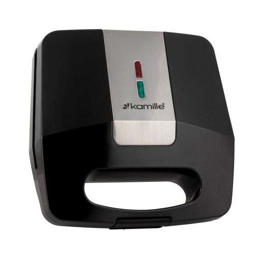 OPIEKACZ DO KANAPEK SANDWICH GRILL ELEKTRYCZNY GOFROWNICA 3-w-1 KAMILLE
