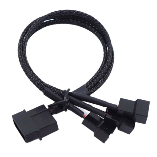 Адаптер вентилятора Molex 27 см на 3-контактный/4-контактный разъем для
