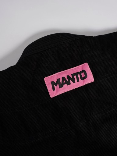 MANTO Кимоно Ги BJJ RISE 2.0 черно-розовое, размер A1L