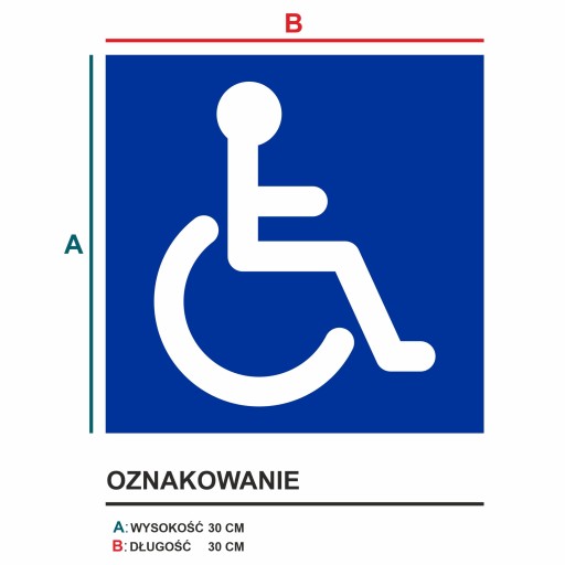INWALIDA MAGNES Z LAMINATEM UV AUTOBUS BUS OSOBA NIEPEŁNOSPRAWNA