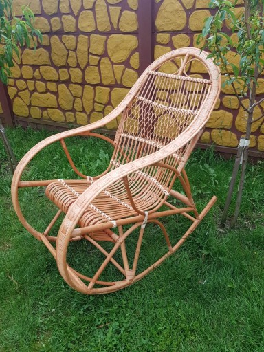 Кресло-качалка, плетеное кресло-качалка, подушка, DURABLE