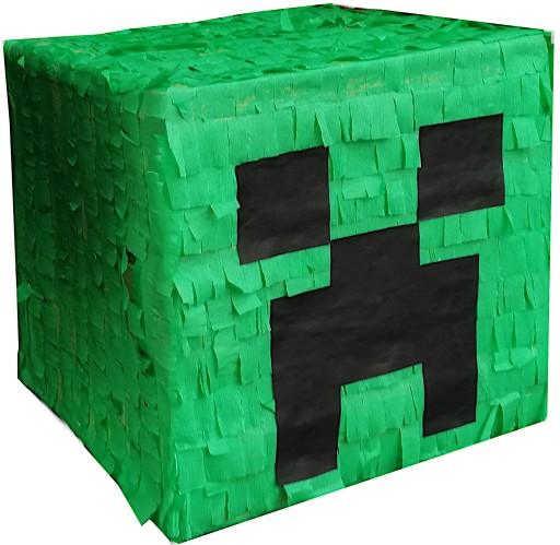 PINIATA XXL MAJNKRAFT minecraft крипер + БЕСПЛАТНЫЕ ПОДАРКИ!