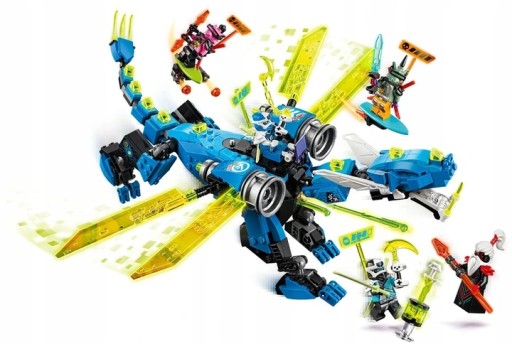 LEGO NINJAGO 71711 Кирпичи Кибердракон Джая