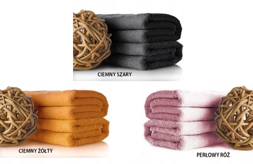 4X KOMPLET RĘCZNIKÓW 70x140 50x100 RĘCZNIK PREMIUM