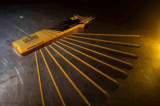 Розовые рутиловые электроды GoldRox 2,5 ESAB упаковка