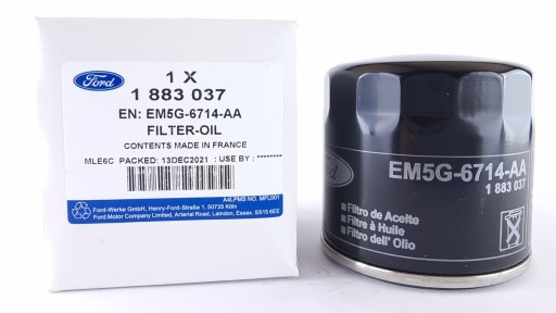 КОМПЛЕКТ ФИЛЬТРОВ KUGA MK2 13-20 1.5 1.6 ECOBOOST _ 1848220 _ 1709013 1883037