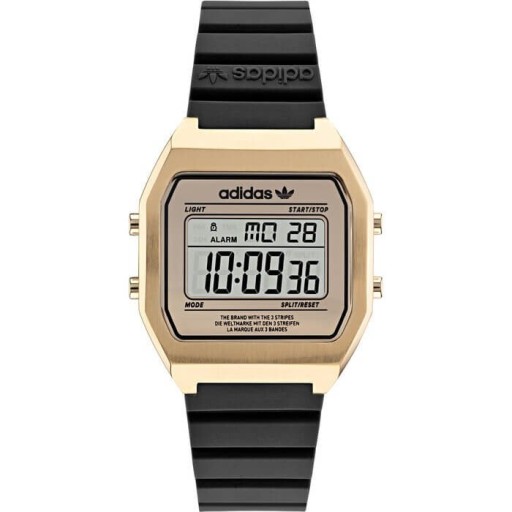 Черные ретро-часы Adidas AOST22075