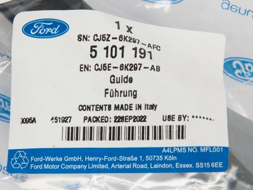 ŚLIZG ŁAŃCUCHA ROZRZĄDU 2.0 EB EDGE MUSTANG