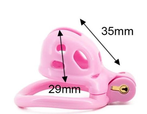 BABY COBRA MAŁY RÓZOWY PAS CNOTY CHASTITY XXS