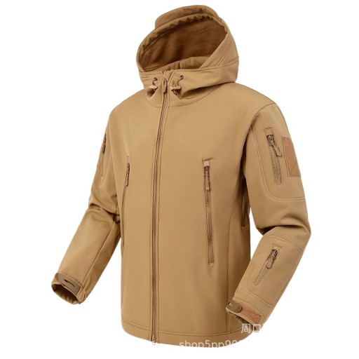 KURTKA MĘSKA SOFTSHELL OCIEPLANA WODOODPORNA,wzór2