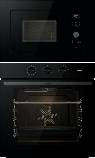 Zestaw AGD GORENJE BO6725E02BG + BM201AG1BG czarny piekarnik + mikrofala