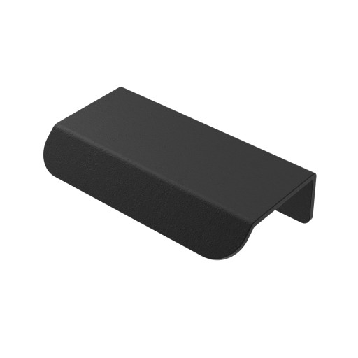 Uchwyt meblowy klasyczny czarny mat 8 x 4,2 x 2 cm