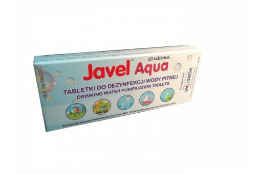 Таблетки для очистки воды Javel Aqua, 20 таб.