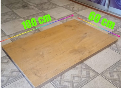 Blat do biurka stołu szafki dąb lancelot 100x60