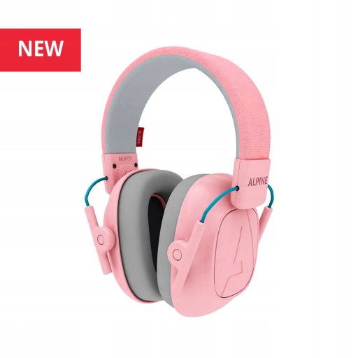 Alpine Muffy Kids, защитные наушники для слуха, розовые.