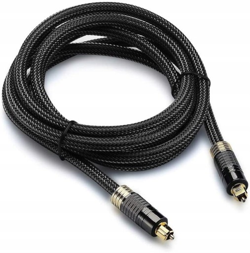 Цифровой оптический аудиокабель SPDIF Toslink 6 мм 3 м
