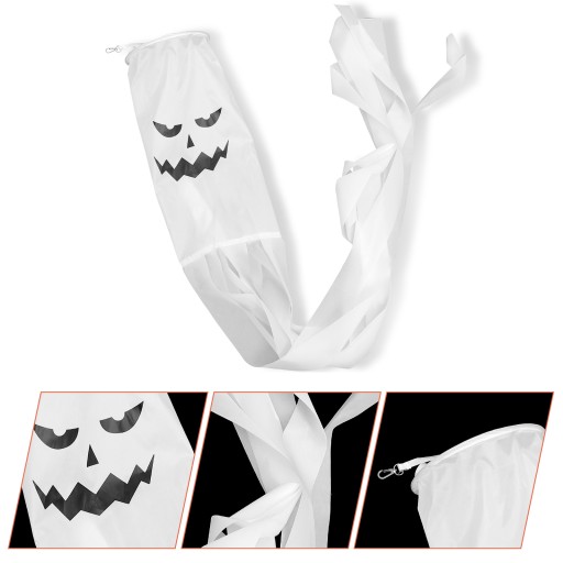 Светящийся баннер с декоративным флагом Ghost Windsock