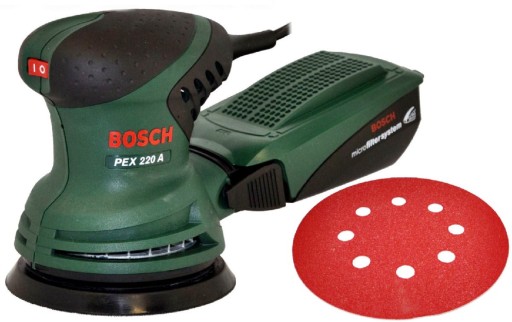 ЭКСЦЕНТРИЧЕСКАЯ ШЛИФОВАЛЬНАЯ МАШИНА PEX 220A BOSCH