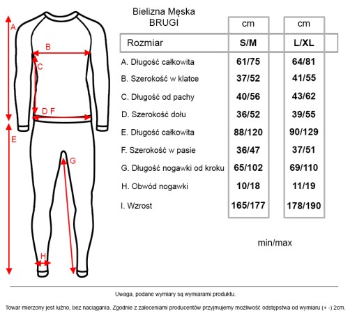 BIELIZNA TERMOAKTYWNA MĘSKA KOMPLET SPODNIE BLUZA TERMICZNA BRUGI B2 S/M