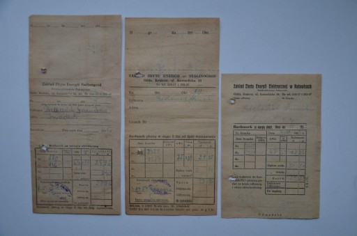 СТАЛИНОГРОД/КАТОВИЦЕ старые купюры 1953-55 гг.
