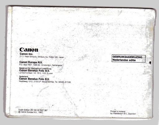 CANON EOS 650 РУКОВОДСТВО