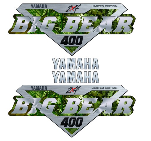 Naklejki quad YAMAHA Big Bear ! Do wyboru 350 400