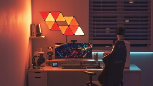 Nanoleaf Shapes Triangles Smarter Kit 9 световых панелей (ультрачерный)
