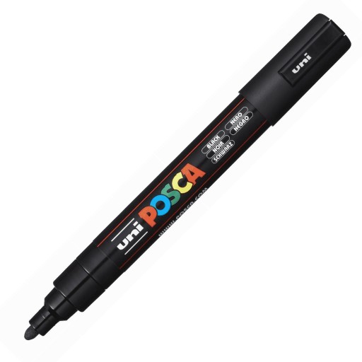 Marker z farbą plakatową Posca PC-5M czarny