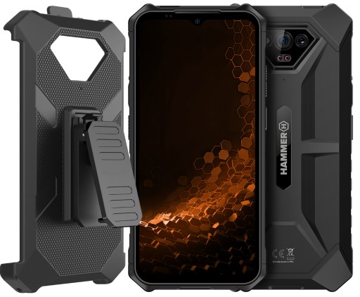HAMMER IRON 5 с ночным видением IP68, прочный аккумулятор 6320 мАч, черный + чехол