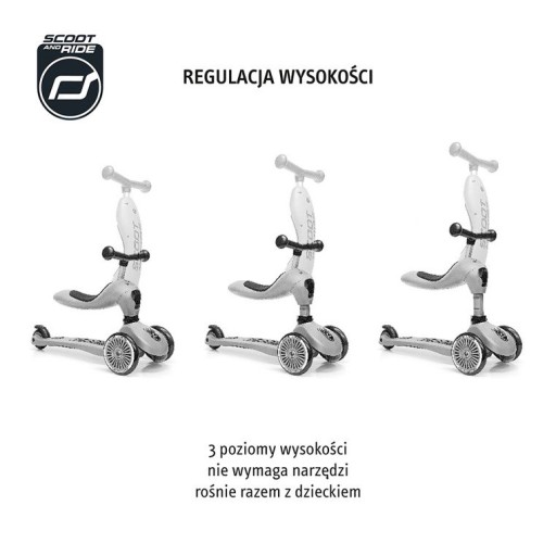 Scootandride Highwaykick1 Peach - Scooter и 2IN1 езда для детей 1-5