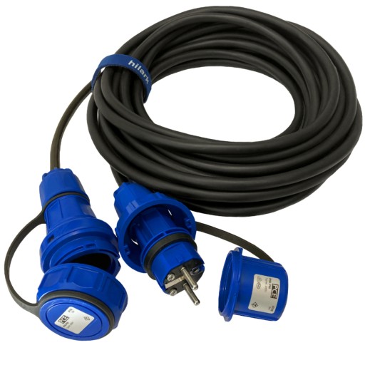 Przedłużacz do pracy pod wodą H07RN-F 3x2,5mm2 45m