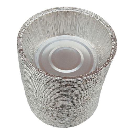 Формы для тортов из алюминиевой фольги, круглые, 240 мл, 50 шт.