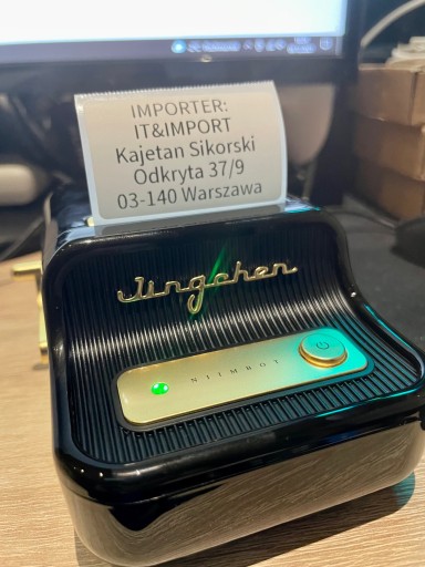 Термопринтер NIIMBOT B3S Bluetooth с термонаклейками