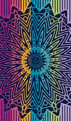 DALADA MULTICOLOR Полотенце из египетского хлопка для испанского пляжа.