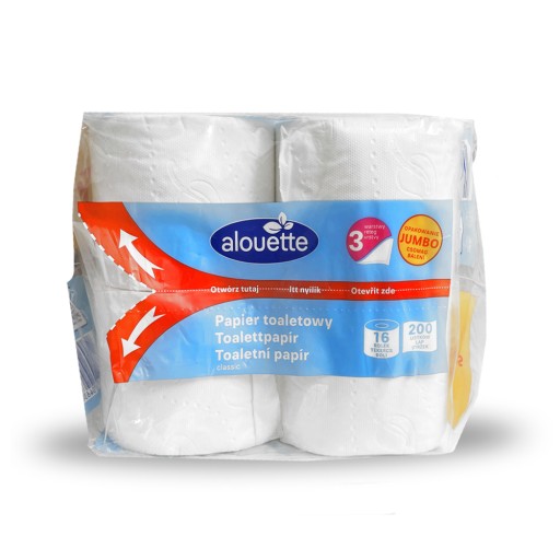 PAPIER TOALETOWY ALOUETTE 16 ROLEK MEGA PACK