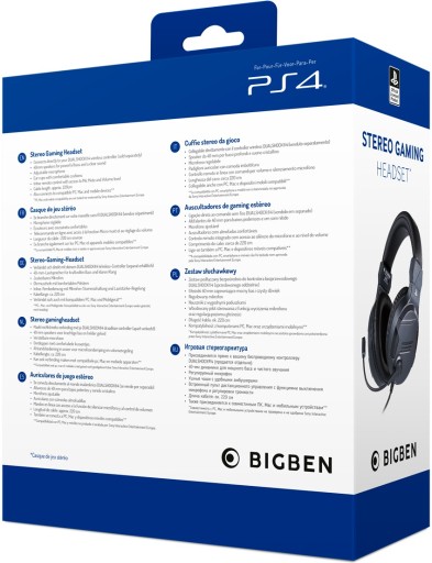 BIG BEN PS5 Титановые наушники PS4 с лицевой панелью SONY