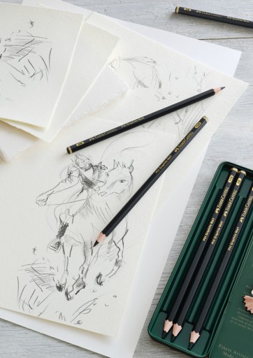 FABER-CASTELL Набор карандашей для эскизов Pitt Matt 6 шт. 2B-12B